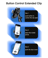 Yesido C197 15W Fast Charging Wireless Car Charger | 360 Rotating Suction Cup Air Vent | Phone Holder